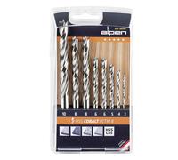 Alpen 63300008100 HSS-Co5 PCTM "Profi Holz" Punte per Tasselli, Grigio