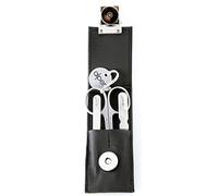 ALPEN - set manicure art. 6810R ideale per il viaggio con astuccio in colori vari