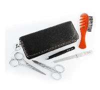 ALPEN Set manicure, in pelle, chiusura con cerniera, 6894R