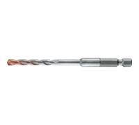 alpen, 25200500100, Tegola Carbide trapano tetto professionale, attacco esagonale da 1/4 di pollice, del diametro di 5 mm, 100 millimetri L1, L2 39 mm