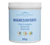 ALPENATURAL MAGNESIOFORTE Magnesio in Polvere da 4 Fonti | Vitamina B6 e D3 | Co