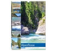 Alpenflüsse - Ammer, Isar, Lech und Loisach (Wandkalender 2026 DIN A3 hoch), CALVENDO Monatskalender: Die vier großen Wildflüsse in Oberbayern im Portrait