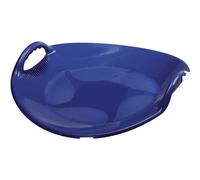 AlpenGaudi Alpi UFO Slittino IN Plastica Slittamento Piastra Blu 59,5 x 57,5 x