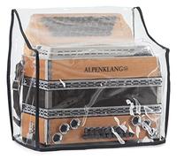 Alpenklang Copertura Fisarmonica Steirische Trasparente - Custodia per Steirische - Dimensioni (LxPxA): ca. 38 x 22 x 38 cm - in PVC - Trasparente