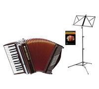 Alpenklang Pro Fisarmonica II 48 M Set Palissandro, 48 bassi, Peso: 6