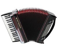 Alpenklang Pro Fisarmonica III 72 MH Nero, 34 tasti discant in madreperla