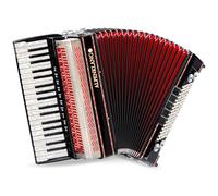 Alpenklang Pro Fisarmonica IV 96 MHR nera, 38 tasti discanto in madreperla