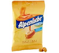 Alpenliebe Original, Caramelle Dure, Caramelle Colate, Gusto Dolce e Goloso, Senza Zucchero, Senza Glutine, 1 Busta da 80g., Caramelle Monoporzione da condividere con chi vuoi