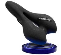 ALPENSATTEL® Sella ergonomica per bicicletta Sport Pro, in memory foam 3D, per uomo e donna, materiale traspirante per una distribuzione ideale della pressione, supporto universale per ogni bicicletta