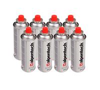 Alpentech 8x cartucce gas 400ml IK300 isobutano EN417 -10°C a +40°C