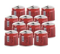 ALPENTECH - Confezione 12 cartucce gas 190 g butano propano forabile sicurezza stop-gas