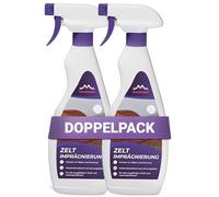 Alpenwert Spray impermeabilizzante per tenda e gazebo, prodotto in Germania, impregnante per tende, tende da sole, ombrellone UVM. (2 x 500 ml)