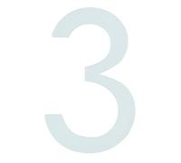 'Alpertec casa numero "3 con luce guida notturna, 1 pezzi, 32270530