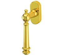 Alpertec finestra manico ron in ottone lucidato penna lunghezza 35 mm finestra borchia, 32870300 K1