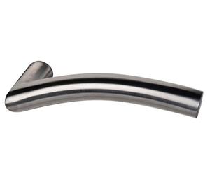 Alpertec maniglia coppia Lisa color acciaio laccato adatto per gli piatto a piastra lunga e ruggine Ten paio quadrangolare, 8 mm, 32458310 K1