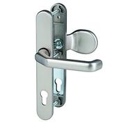 Alpertec - Maniglia per porta Berlino Piastra lunga stretta Crema Set per casa porte Doorknob Maniglia Porta Maniglie, 1 pezzi, 40331430