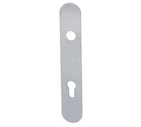 Alpertec Piatto a piastra lunga distanza paio color acciaio per casa porte di ingresso PZ per maniglia porta maniglia porta guarnizioni, 72 mm, 32458015 K1