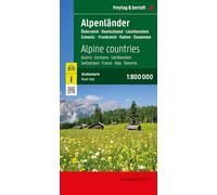 Freytag & Berndt Alpine Countries Road and Leisure Map (Map)