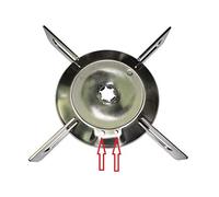 Alpes Inox Griglia in acciaio inox per spartifiamma Ø 100 mm. Ultrarapido serie 2010 - G6917 - Prodotto originale