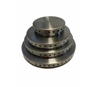 ALPES INOX SET 4 SPARTIFIAMMA IN ACCIAIO INOX SATINATO NO ORIGINALI ADATTABILI