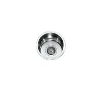 Alpes Vasca circolare sottotop VDS 25 in acciaio inox da Ø29 cm