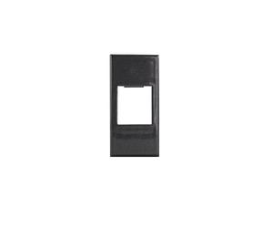 Alpha 96-500-01.Adattatore Keystone per frutti RJ45 Bticino Axolute Nero
