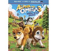 Alpha And Omega 3: The Great Wolf Games (Blu-ray, Sega)