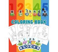 Alpha coloring book block: Letter Fun Collection With Creative Illustration Pages For Kids Ages 3-8, to Learn the Alphabet and ABCs Through Fun Coloring.