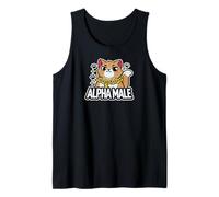 Alpha Dog Male Funny Canine Graphic Art Animal Lover Novelty Canotta