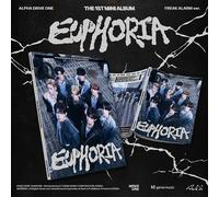 ALPHA DRIVE ONE [EUPHORIA] 1° Mini Album FREAK ALARM Ver/CD+Libro+Poster+2 Card
