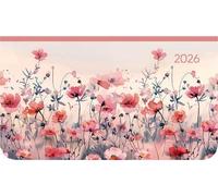 ALPHA EDITION - Agenda 2026, 15,6x9 cm, Ladytimer Pad Flower Field
