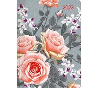 Alpha Edition - Agenda Giornaliera Style 2023, 10,7x15,2 cm, Rose, 352 pagine