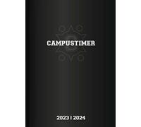 ALPHA EDITION Agenda Settimanale Campustimer Black, 15x21 cm, 2023/2024