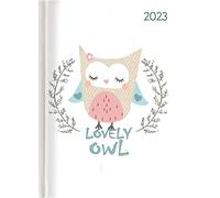 Alpha Edition - Agenda Settimanale Ladytimer 2023, formato tascabile 10,7x15,2 cm, Gufetti, 192 pagine