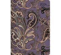 Alpha Edition Agenda Settimanale Ladytimer 2024, formato tascabile 10,7x15,2 cm, PAISLEY, 192 pagine