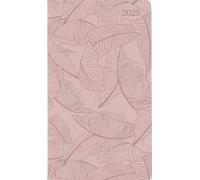 Alpha Edition - Agenda Settimanale Ladytimer Slim Deluxe 2025, 9x15,6 cm, Salmon, 128 pagine