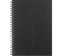 Alpha Edition - Agenda Settimanale Monocromo 2023, Spiralata, 15x21 cm, Nera, 128 pagine