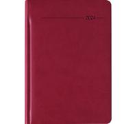 Alpha Edition Agenda Settimanale Tucson 2024, 15x21 cm, ROSSA, 128 pagine