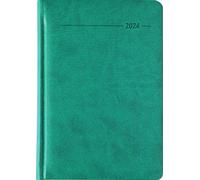 Alpha Edition Agenda Settimanale Tucson 2024, 15x21 cm, TURCHESE, 128 pagine