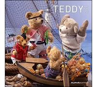 Alpha Edition - Calendario 2023 da muro Teddy, 12 mesi, 30x30 cm
