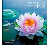 Alpha Edition - Calendario 2023 da muro Zen, 12 mesi, 30x30 cm