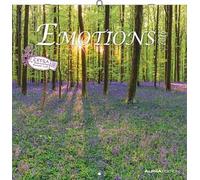 ALPHA EDITION - Calendario 2026 da muro, 12 mesi, 30x30 cm, Emotions
