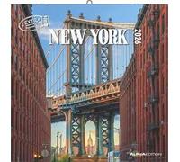 ALPHA EDITION - Calendario 2026 da muro, 12 mesi, 30x30 cm, New York