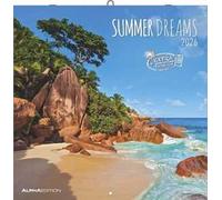 Summer Dreams 2026 - Broschürenkalender 30x30 cm (30x60 geöffnet) - Kalender mit Platz für Notizen - Bildkalender - Wandplaner - Alpha Edition
