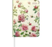 Daily Journal Roses 2026 - Taschen-Kalender A6 - Rose - Day By Day - 352 Seiten - Notiz-Buch - Alpha Edition