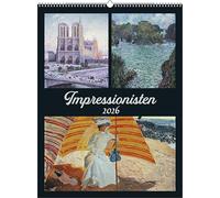 Alpha Edition - Impressionisti 2026 - Calendario artistico 42×56 cm con capolavori di Monet, Renoir, Degas & Co., calendario decorativo da parete per gli amanti dell'arte e gli appassionati