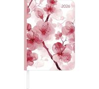 Lady Journal Blossoms 2026 - Blüte - Taschenkalender A6 (10,7x15,2 cm) - Weekly - 192 Seiten - Notiz-Buch - Termin-Planer - Alpha Edition