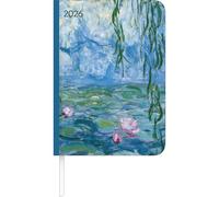Lady Journal Monet 2026 - Taschenkalender A6 (10,7x15,2 cm) - Weekly - 192 Seiten - Notiz-Buch - Termin-Planer - Alpha Edition
