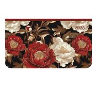 Ladytimer Pad Pattern 2026 - Taschen-Kalender 15,6x9 cm - Muster - Weekly - 128 Seiten - Notiz-Buch - Alpha Edition