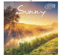 Sunny Moments 2026 - Broschürenkalender 30x30 cm (30x60 geöffnet) - Kalender mit Platz für Notizen - Bildkalender - Wandplaner - Wandkalender